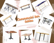 Commercial High Top Bar Tables for Sale